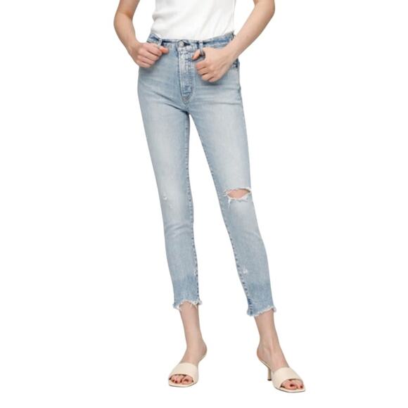 Moussy Vintage jeans Verna skinny high rise light blue size 24 - Picture 1 of 7